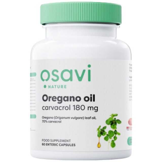 Oregano Oil 257 mg | 70% Carvacrol - 60 капсули  Osavi - Nutra Best Bulgaria