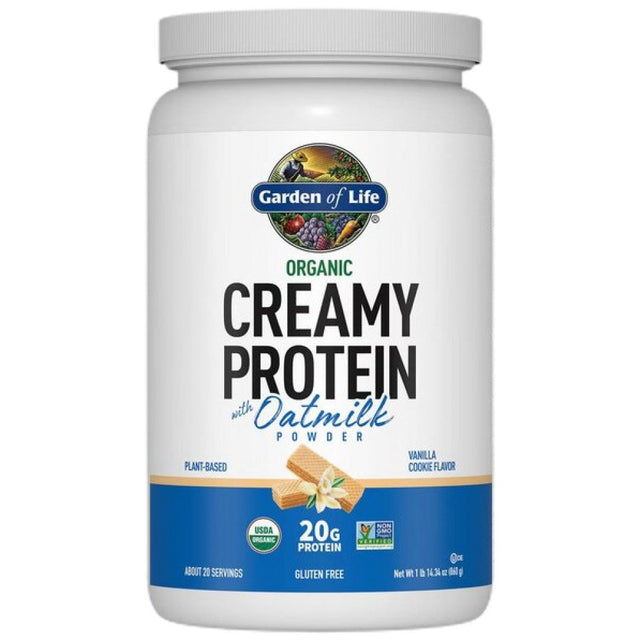 Organic Creamy Protein with Oat Milk - 860 грама  Garden Of Life - Nutra Best Bulgaria