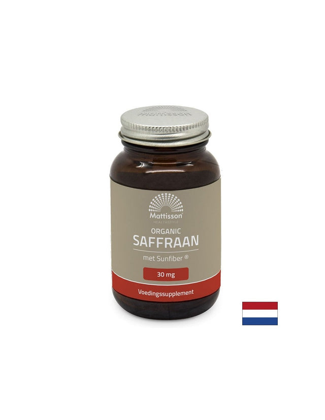 Мозъчна функция - Шафран Organic - Sunfiber, 30 mg x 60 капсули Mattisson Healthstyle  Mattisson Healthstyle - Nutra Best Bulgaria