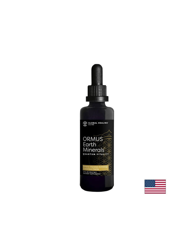 За бистър ум, ясно съзнание и душевно спокойствие - Ormus Earth Minerals™, капки 59.2 ml  Global Healing - Nutra Best Bulgaria