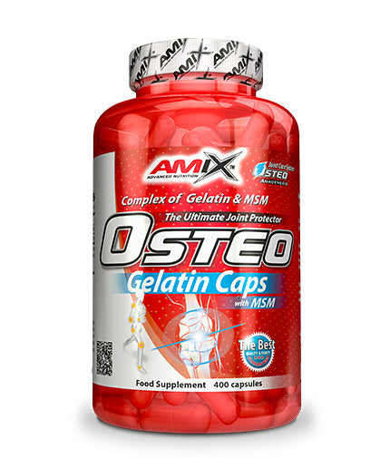 Osteo Gelatin with MSM / 400 Caps  AMIX - Nutra Best Bulgaria