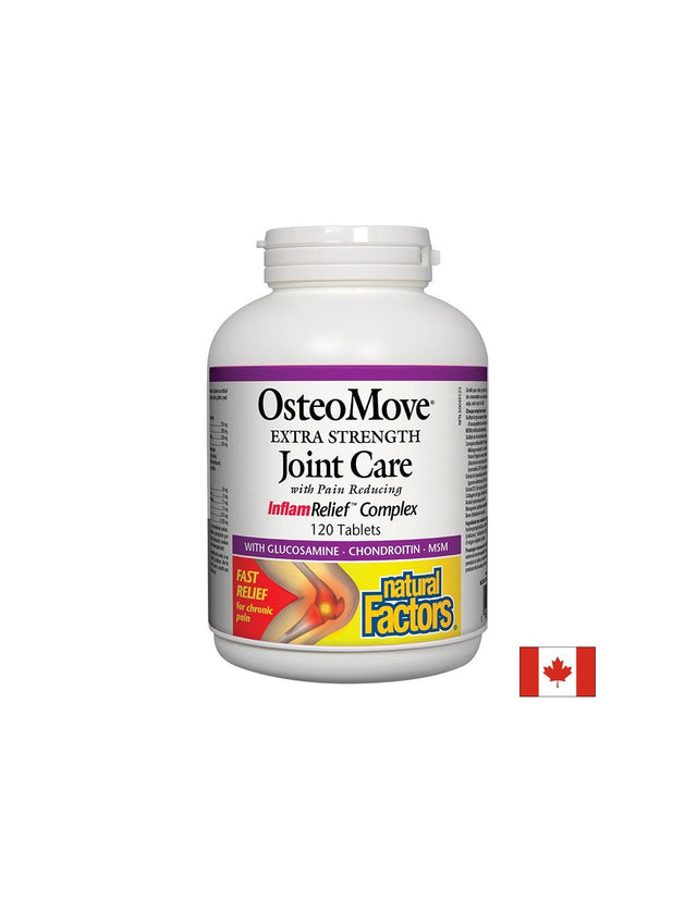 OsteoMove Extra Strength Joint Care 1431 mg - 120 Таблетки  Natural Factors - Nutra Best Bulgaria