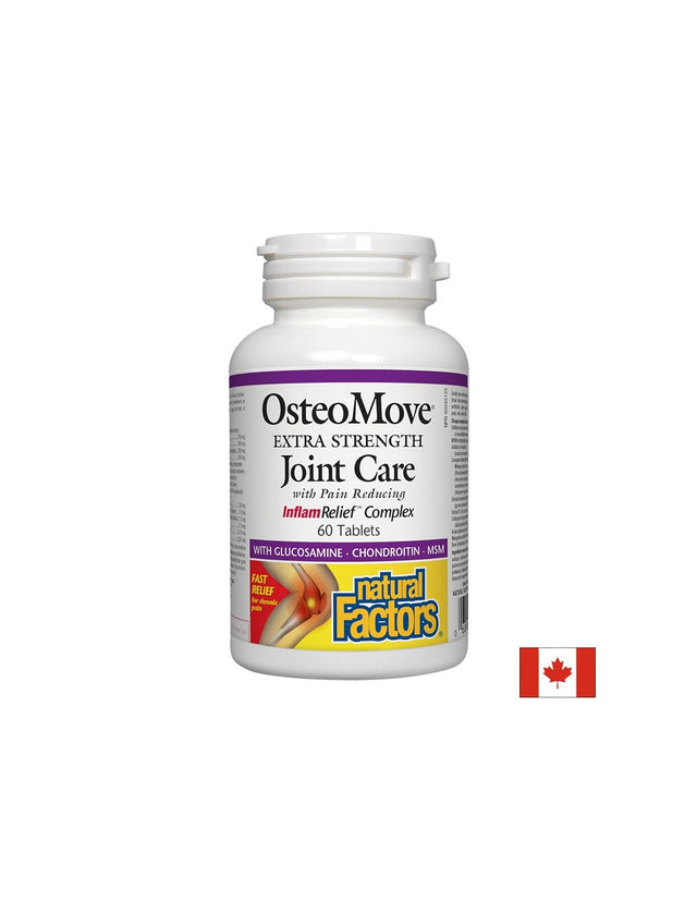 OsteoMove Extra Strength Joint Care 1431 mg - 60 Таблетки  Natural Factors - Nutra Best Bulgaria