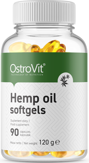 OstroVit Hemp Seed Oil / Omega 3-6-9 Complex [90 Гел капсули, 90 Дози]  OstroVit - Nutra Best Bulgaria