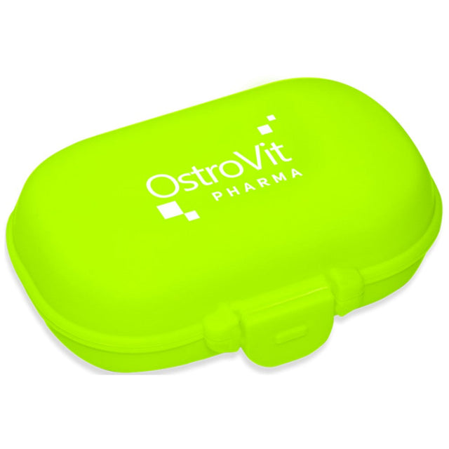 Ostrovit Pillbox / Кутийка за капсули / Neon Green  OstroVit - Nutra Best Bulgaria