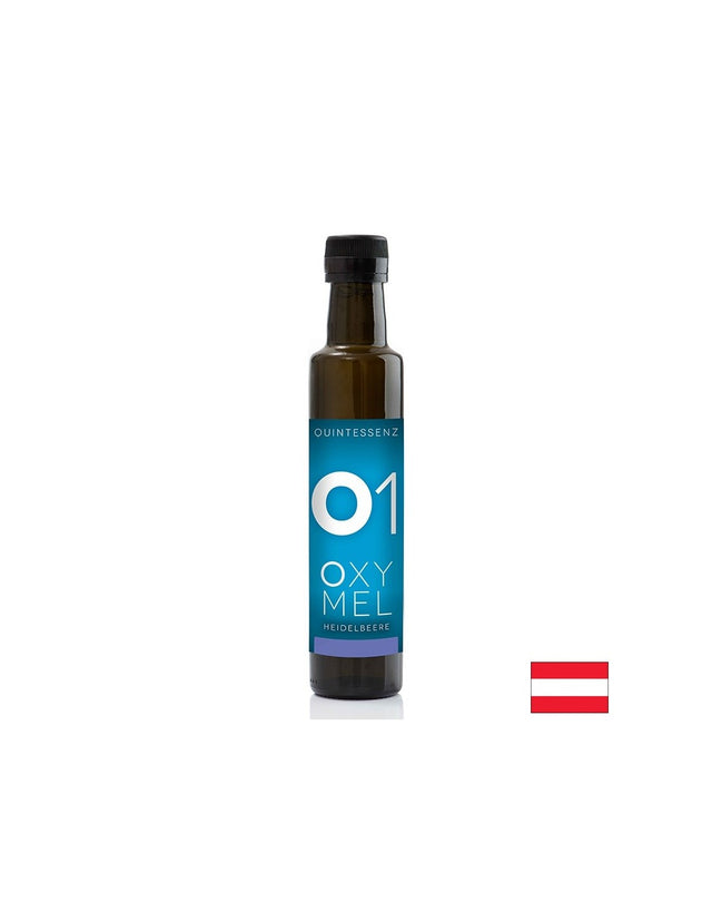 Био сок от боровинки с глухарче и бял равнец Oxymel 1 - За метаболитното здраве, 250 ml  Obsthof Retter - Nutra Best Bulgaria