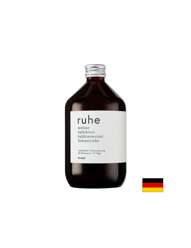 Еликсир за вътрешен мир - Oxymel Ruhe с маточина, валериана и овес, 500 ml, 50 дози  Kruut - Nutra Best Bulgaria