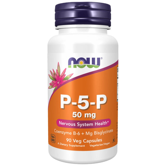 P-5-P 50 mg - 90 капсули  NOW Foods - Nutra Best Bulgaria