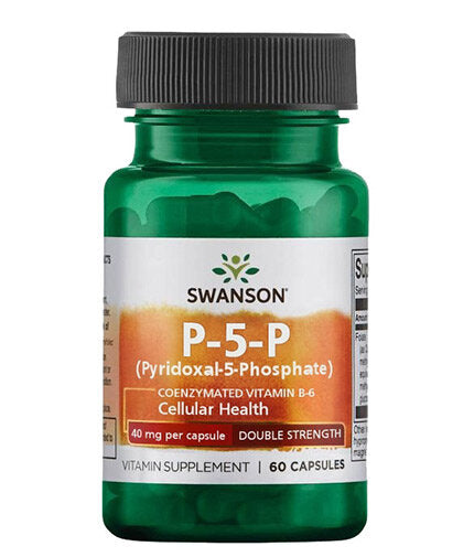 P-5-P / Pyridoxal-5-Phosphate 40 mg - 60 капсули  Swanson - Nutra Best Bulgaria