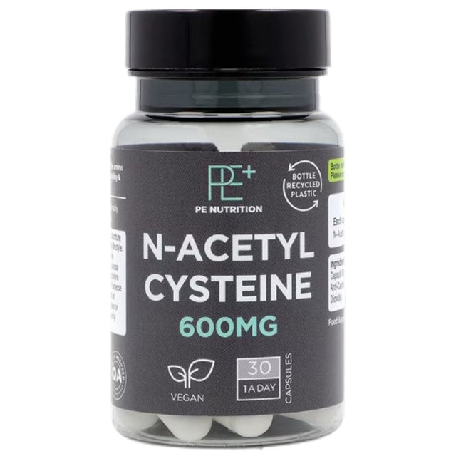 PE Nutrition | N-Acetyl Cysteine 600 mg 30 капсули  Holland & Barrett - Nutra Best Bulgaria