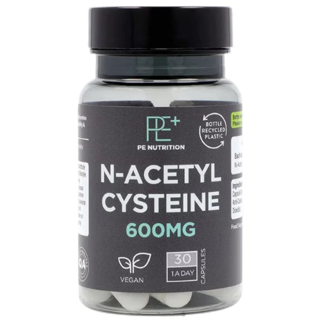 PE Nutrition | N-Acetyl Cysteine 600 mg 30 капсули - Nutra Best