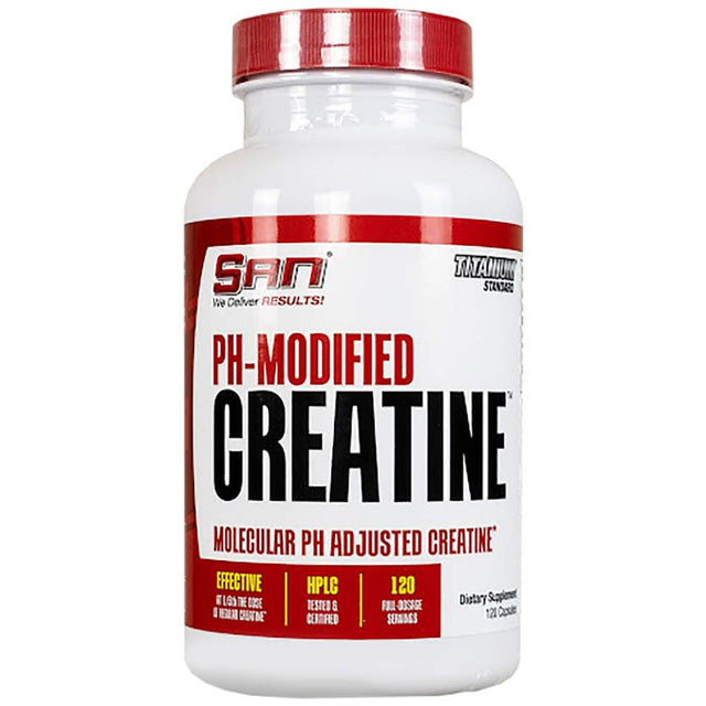 PH Modified Creatine - 120 капсули  SAN - Nutra Best Bulgaria