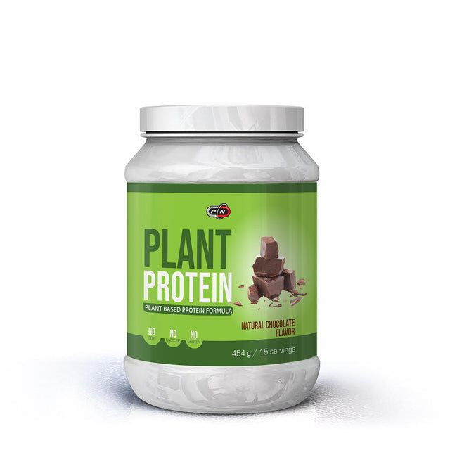 PLANT PROTEIN - NATURAL CHOCOLATE - 450 g  Pure Nutrition - Nutra Best Bulgaria