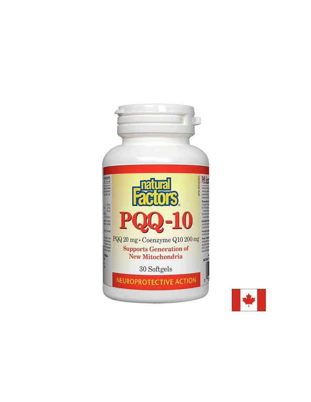 PQQ-10 200 mg - 30 Гел капсули  Natural Factors - Nutra Best Bulgaria