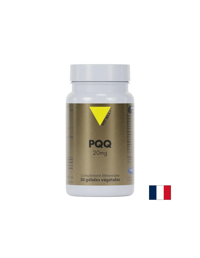 Клетъчно здраве, сърдечна и мозъчна функция - Пиролохинолин хинон PQQ, 20 mg, 30 капсули  Vit'all Plus - Nutra Best Bulgaria