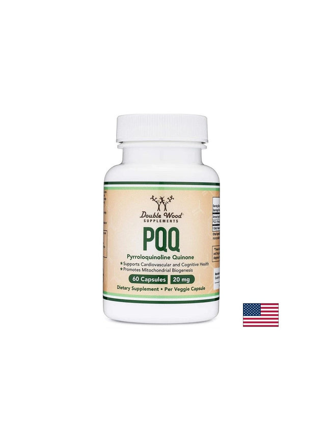 PQQ - Пиролинквинолин 20 mg 60 caps Double Wood  Double Wood - Nutra Best Bulgaria