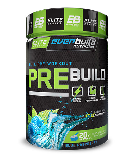 PRE Build – Pre-workout - 0.600 KG  EVERBUILD - Nutra Best Bulgaria