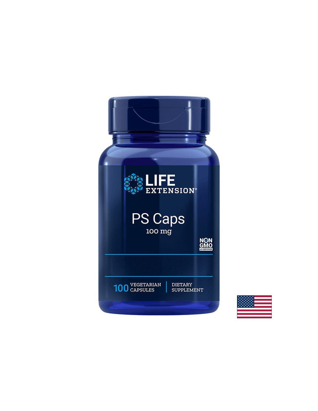 PS Caps / Фосфатидилсерин 100 mg x 100 капсули  Life Extension - Nutra Best Bulgaria