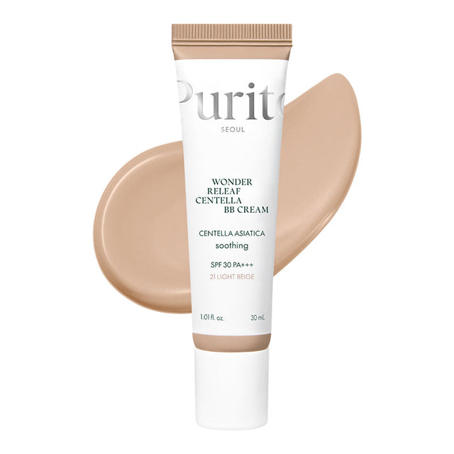 PURITO BB cream Seoul Wonder Releaf Centella BB Cream №21 Light Beige 30 ml  Purito - Nutra Best Bulgaria