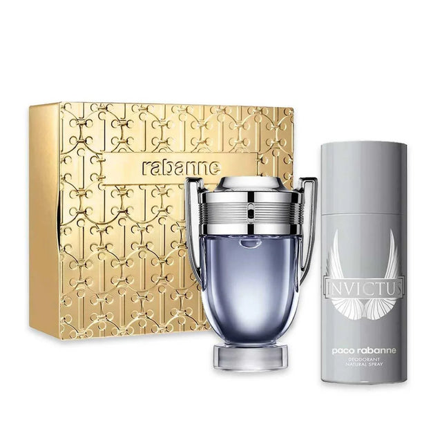 Paco Rabanne - Invictus Gift Set EDT 100 ml and Invictus deospray 150 ml - 100ml - Nutra Best