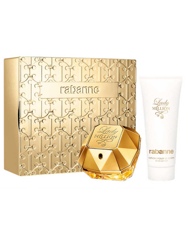 Paco Rabanne - Lady Million Gift Set EDP 80 ml and Body Lotion 100 ml Lady Million - 80ml  PACO RABANNE - Nutra Best Bulgaria