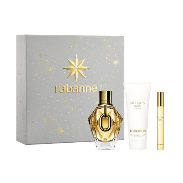 Paco Rabanne - Million Gold for Her Gift Set EDP 90 ml, miniature EDP and body lotion 100 ml - 100ml  PACO RABANNE - Nutra Best Bulgaria