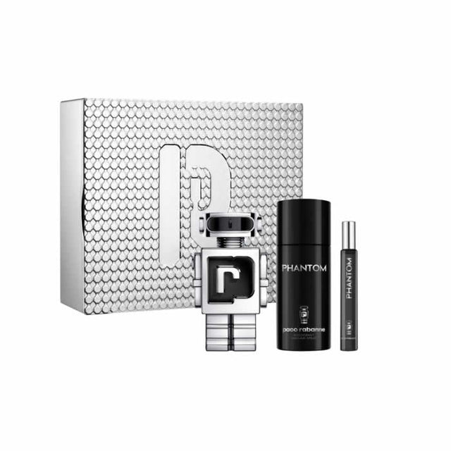 Paco Rabanne Phantom Eau De Toilette Spray 100ml Set 3 Pieces  PACO RABANNE - Nutra Best Bulgaria