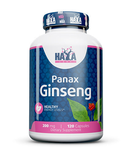 Panax Ginseng 200 mg / 120 Caps  HAYA LABS - Nutra Best Bulgaria