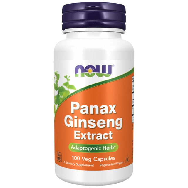 Panax Ginseng 500 mg - 100 капсули  NOW Foods - Nutra Best Bulgaria