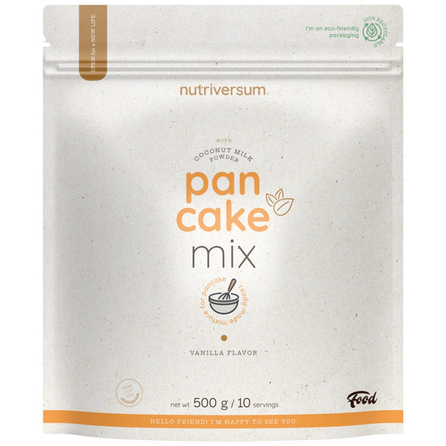 Pancake | Vegan Protein Pancake Mixture - 500 грама  Nutriversum - Nutra Best Bulgaria