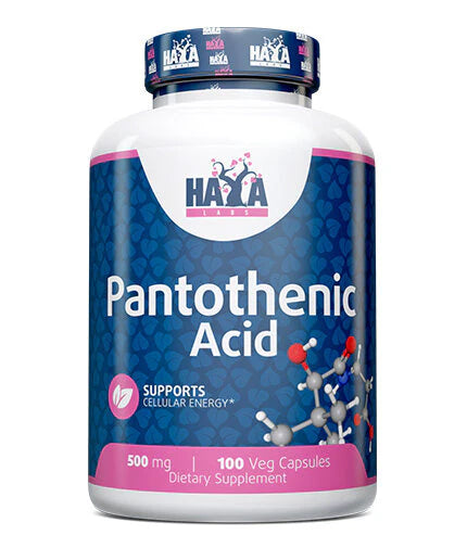 Pantothenic Acid 500 mg / 100 Vcaps - Nutra Best