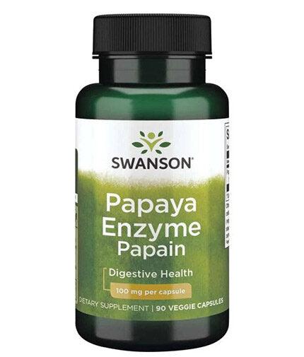 Papain Papaya Enzyme 100 mg - 90 капсули  Swanson - Nutra Best Bulgaria