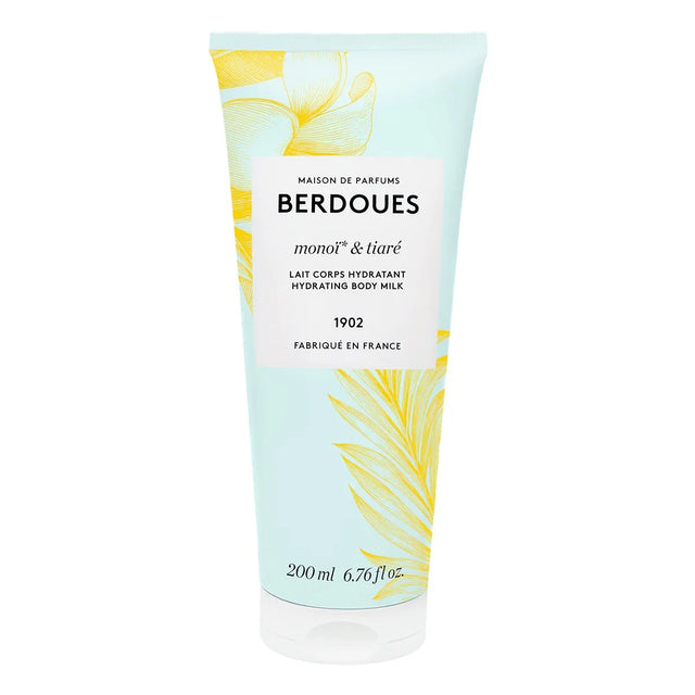 Parfums Berdoues, Monoi & Tiare, Hydrating, Body Milk, 200 ml  Parfums Berdoues - Nutra Best Bulgaria
