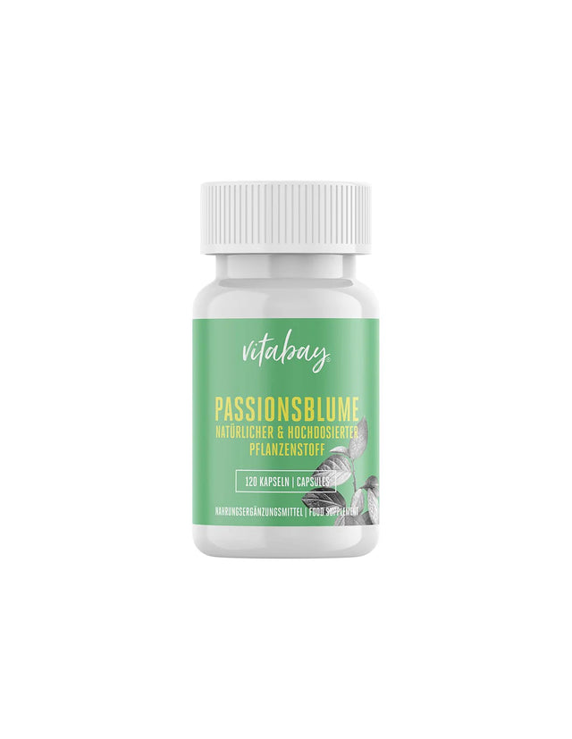 Passionsblume Extrakt - Пасифлора 3750 mg, 120 капсули Vitabay  Vitabay - Nutra Best Bulgaria