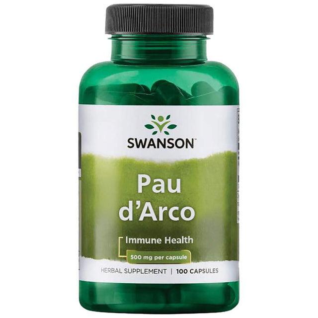 Pau D'Arco 500 mg - 100 капсули  Swanson - Nutra Best Bulgaria