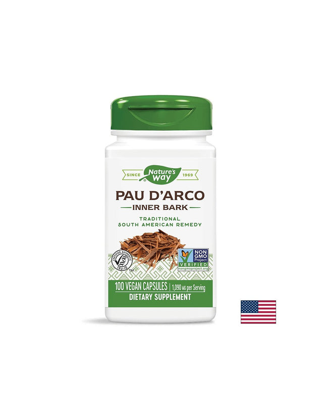 Pau d'Arco 545 mg - 100 капсули  Nature’s Way - Nutra Best Bulgaria