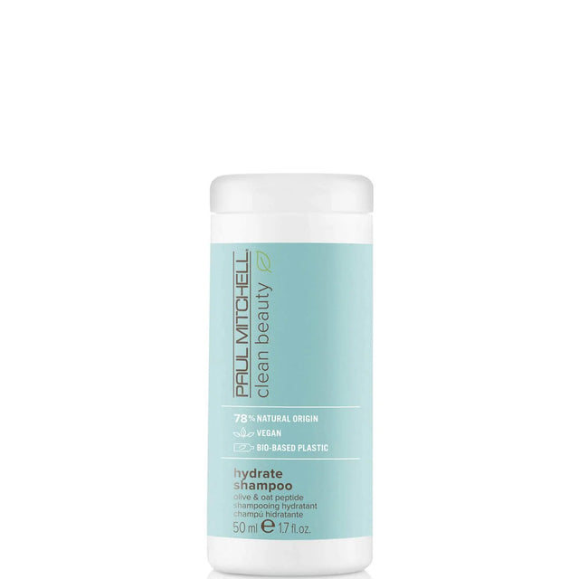 Paul Mitchell, Clean Beauty Hydrate, Vegan, Hair Shampoo, Balances Moisture, 50 ml  Paul Mitchell - Nutra Best Bulgaria