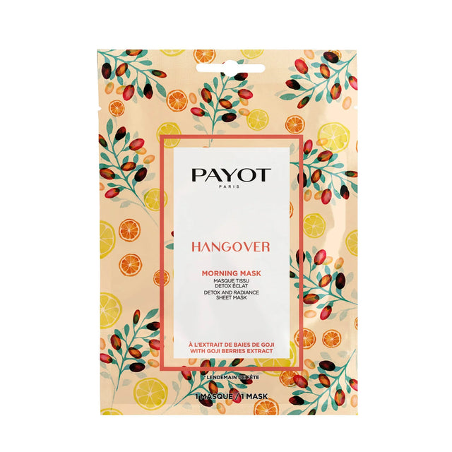 Payot, Hangover, Detox & Radiance, Sheet Mask, For Face, Morning, 19 ml  Payot - Nutra Best Bulgaria