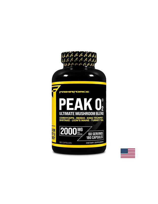 Имунитет - Peak O2 Комплекс от гъби, 180 капсули  Nutricost - Nutra Best Bulgaria