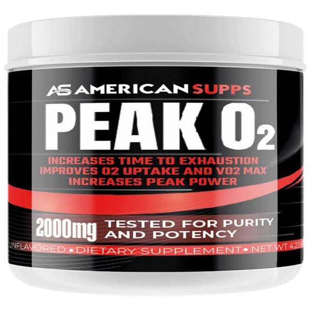 Peak O2 | Improved Oxygen Uptake - 120 грама  American Supps - Nutra Best Bulgaria