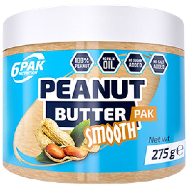 Peanut Butter Pak Smooth - 275 грама  6PAK Nutrition - Nutra Best Bulgaria