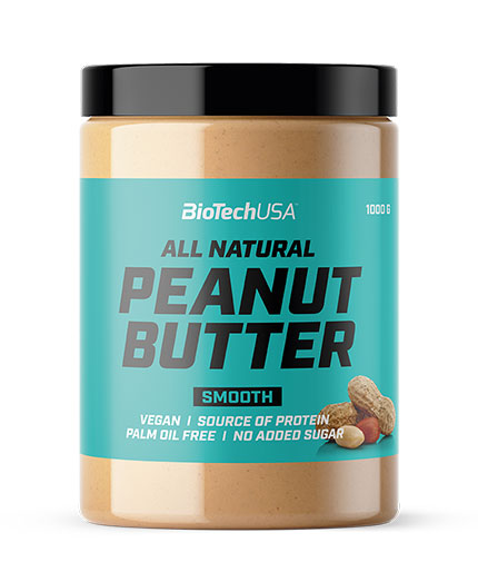 Peanut Butter Smooth - 1.00 кг  BIOTECH USA - Nutra Best Bulgaria