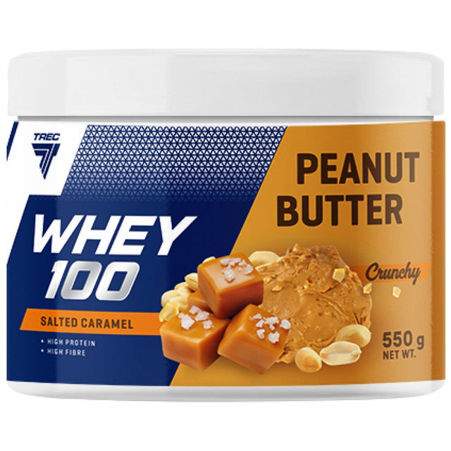 Peanut Butter + Whey 100 | Different Flavors 550 грама  Trec Nutrition - Nutra Best Bulgaria