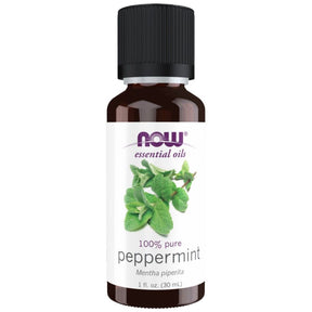 Peppermint Oil | 100% Pure Mentha Piperita - 30 мл  NOW Foods - Nutra Best Bulgaria