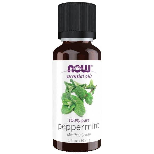 Peppermint Oil | 100% Pure Mentha Piperita - 30 мл  NOW Foods - Nutra Best Bulgaria