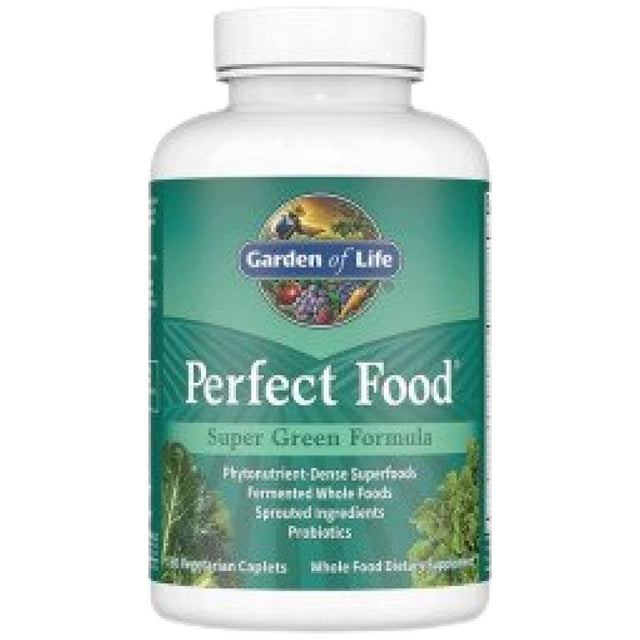 Perfect Food / RAW Green Super Food - 150 капсули  Garden Of Life - Nutra Best Bulgaria