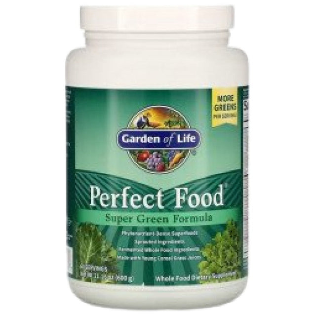 Perfect Food / RAW Organic Green Super Food - 600 грама  Garden Of Life - Nutra Best Bulgaria