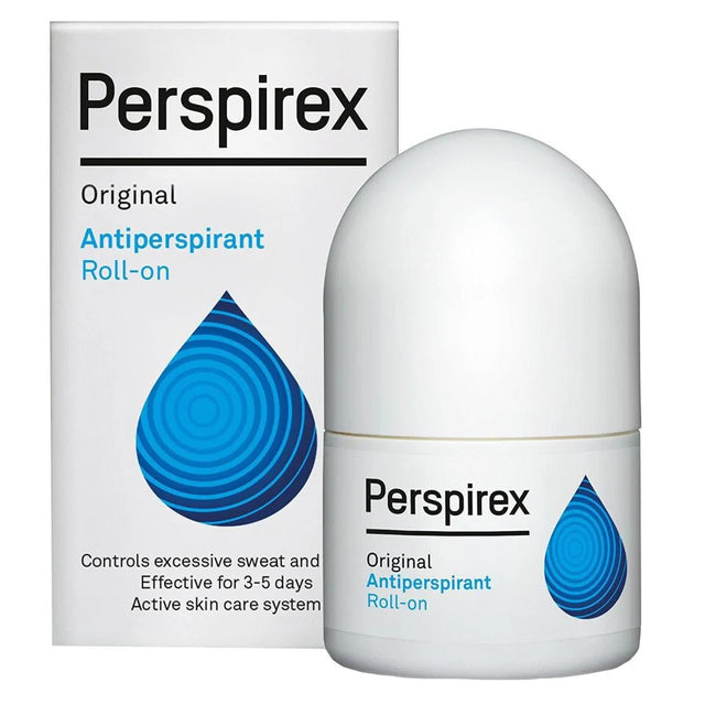 Perspirex, Original, Idebenone Ester, Antiperspirant, Deodorant Roll-On, Unisex, 20 ml  Perspirex - Nutra Best Bulgaria