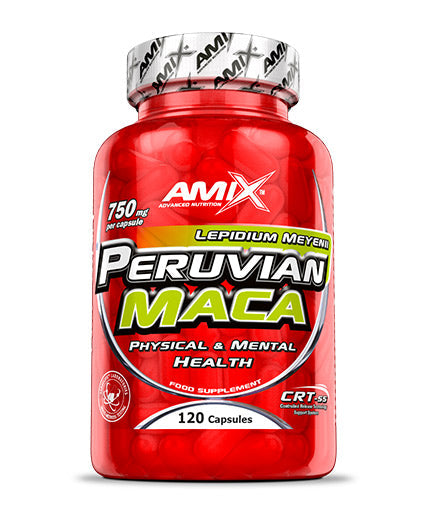 Peruvian Maca 750mg. / 120 Caps.  AMIX - Nutra Best Bulgaria