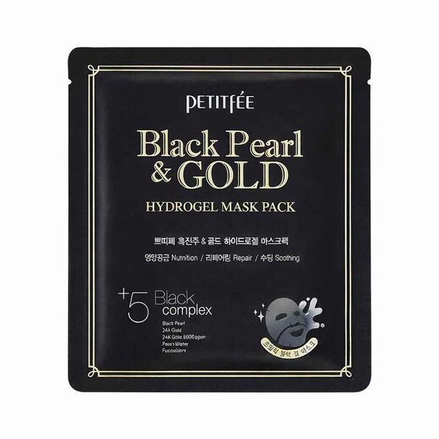 Petitfee - Black Pearl & Gold Intensive Hydrogel Mask Pack, 32g, 1 piece  Petitfee - Nutra Best Bulgaria